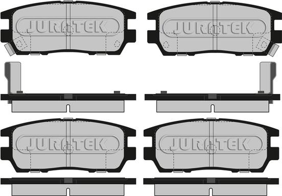 Juratek JCP804 - Тормозные колодки, дисковые, комплект autodnr.net