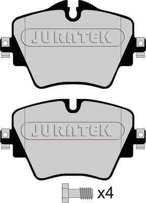 Juratek JCP8052 - Тормозные колодки, дисковые, комплект avtokuzovplus.com.ua