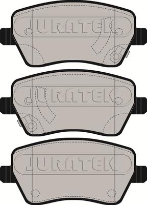Juratek JCP8056 - Тормозные колодки, дисковые, комплект avtokuzovplus.com.ua