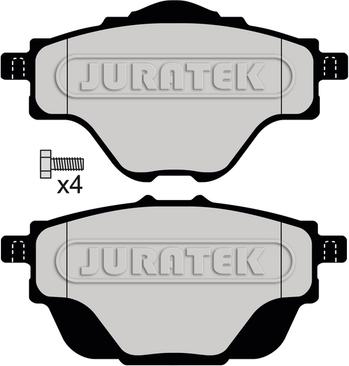 Juratek JCP8065 - Гальмівні колодки, дискові гальма autocars.com.ua