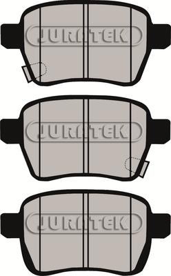 Juratek JCP8070 - Гальмівні колодки, дискові гальма autocars.com.ua