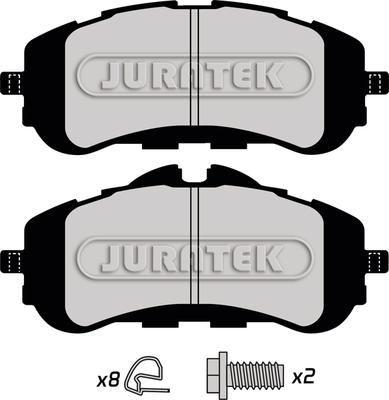 Juratek JCP8097 - Гальмівні колодки, дискові гальма autocars.com.ua
