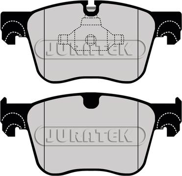 Juratek JCP8098 - Гальмівні колодки, дискові гальма autocars.com.ua