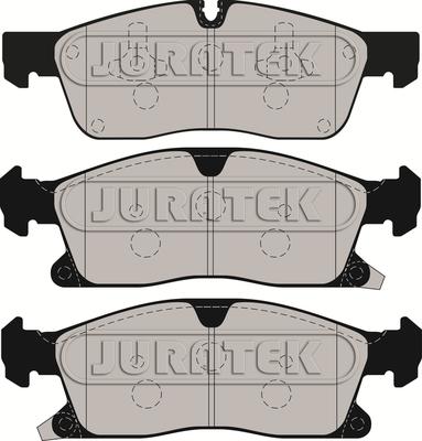 Juratek JCP8117 - Тормозные колодки, дисковые, комплект avtokuzovplus.com.ua