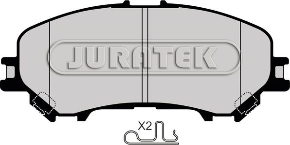 Juratek JCP8146 - Тормозные колодки, дисковые, комплект avtokuzovplus.com.ua