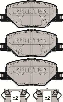 Juratek JCP8158 - Гальмівні колодки, дискові гальма autocars.com.ua