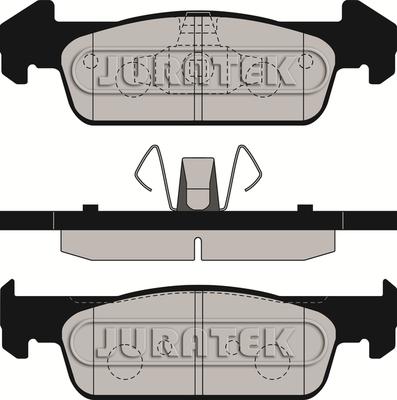 Juratek JCP8214 - Гальмівні колодки, дискові гальма autocars.com.ua