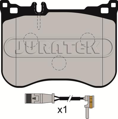 Juratek JCP8233 - Гальмівні колодки, дискові гальма autocars.com.ua