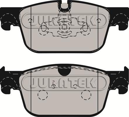 Juratek JCP8243 - Гальмівні колодки, дискові гальма autocars.com.ua