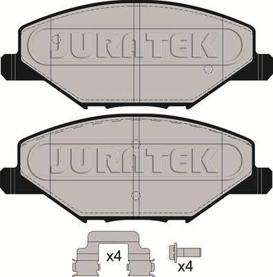 Juratek JCP8249 - Гальмівні колодки, дискові гальма autocars.com.ua