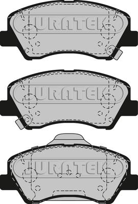 Juratek JCP8272 - Гальмівні колодки, дискові гальма autocars.com.ua