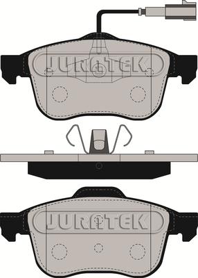 Juratek JCP8299 - Гальмівні колодки, дискові гальма autocars.com.ua