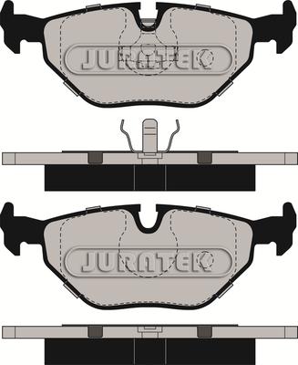 Juratek JCP850 - Тормозные колодки, дисковые, комплект avtokuzovplus.com.ua