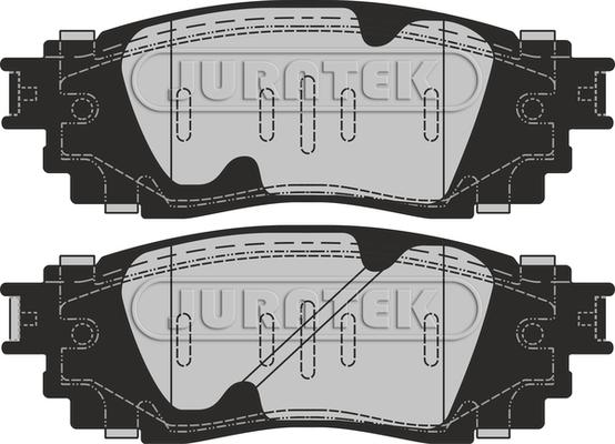 Juratek JCP8528 - Гальмівні колодки, дискові гальма autocars.com.ua