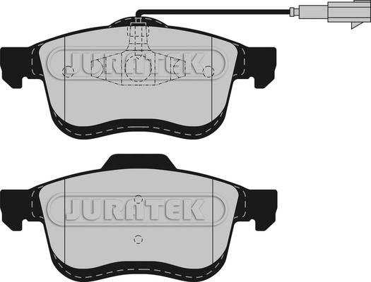 Juratek JCP8566 - Гальмівні колодки, дискові гальма autocars.com.ua