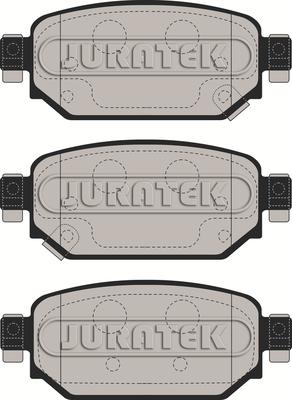 Juratek JCP8588 - Тормозные колодки, дисковые, комплект autodnr.net