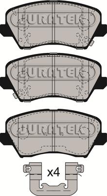 Juratek JCP8614 - Гальмівні колодки, дискові гальма autocars.com.ua