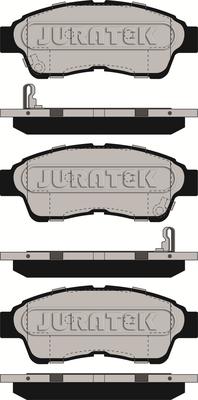 Juratek JCP867 - Тормозные колодки, дисковые, комплект avtokuzovplus.com.ua