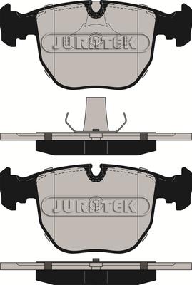 Juratek JCP997 - Тормозные колодки, дисковые, комплект avtokuzovplus.com.ua