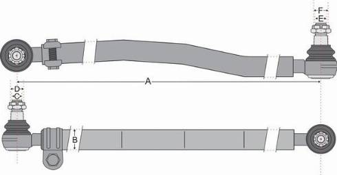 Juratek JSS1251A - Поздовжня рульова тяга autocars.com.ua
