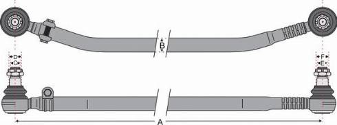 Juratek JSS1319A - Поперечная рулевая тяга avtokuzovplus.com.ua