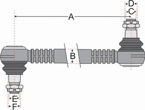 Juratek JSS1440A - Тяга / стойка, стабилизатор avtokuzovplus.com.ua