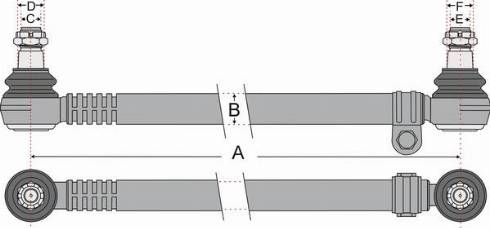 Juratek JSS1457A - Продольная рулевая тяга avtokuzovplus.com.ua