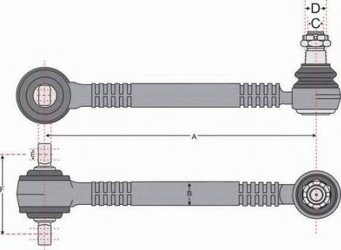 Juratek JSS1477 - Важіль незалежної підвіски колеса autocars.com.ua