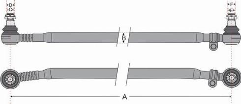 Juratek JSS1711A - Поперечна рульова тяга autocars.com.ua