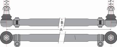 Juratek JSS1713A - Поперечная рулевая тяга avtokuzovplus.com.ua