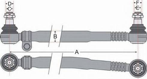 Juratek JSS1812 - Поперечна рульова тяга autocars.com.ua