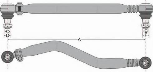 Juratek JSS1824 - Продольная рулевая тяга autodnr.net