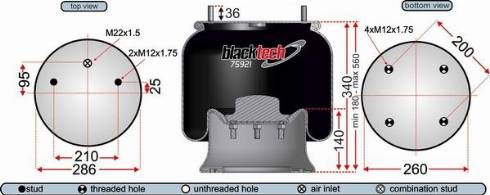 Juratek RML75921C5 - Кожух пневматичної ресори autocars.com.ua