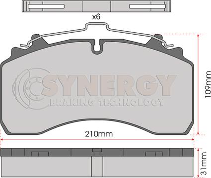 Juratek SYN3005 - Тормозные колодки, дисковые, комплект avtokuzovplus.com.ua