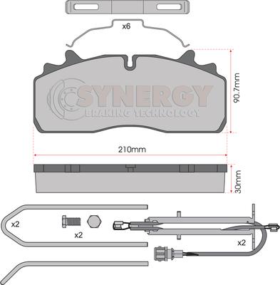 Juratek SYN3074K - Гальмівні колодки, дискові гальма autocars.com.ua