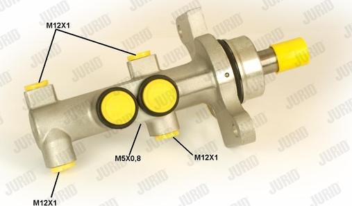 Jurid 133041J - Головний гальмівний циліндр autocars.com.ua