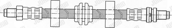 Jurid 172485J - Гальмівний шланг autocars.com.ua