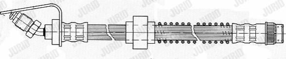 Jurid 172566J - Гальмівний шланг autocars.com.ua