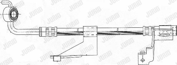 Jurid 172598J - Тормозной шланг avtokuzovplus.com.ua