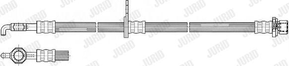 Jurid 172663J - Гальмівний шланг autocars.com.ua