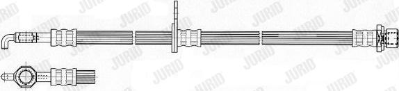 Jurid 172664J - Тормозной шланг avtokuzovplus.com.ua