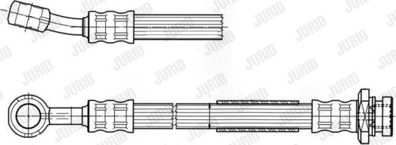 Jurid 172795J - Гальмівний шланг autocars.com.ua