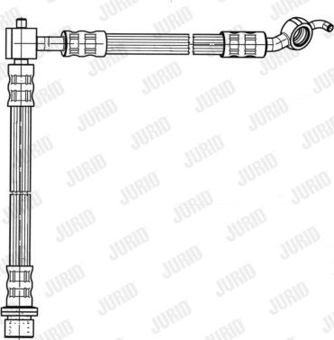 Jurid 172926J - Гальмівний шланг autocars.com.ua