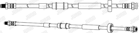 Jurid 172984J - Тормозной шланг avtokuzovplus.com.ua