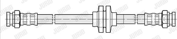 Jurid 172985J - Гальмівний шланг autocars.com.ua