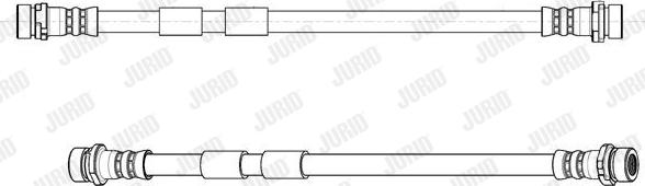 Jurid 173107J - Гальмівний шланг autocars.com.ua