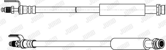 Jurid 173113J - Гальмівний шланг autocars.com.ua