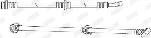 Jurid 173115J - Тормозной шланг avtokuzovplus.com.ua