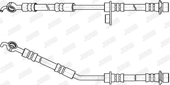 Jurid 173131J - Гальмівний шланг autocars.com.ua