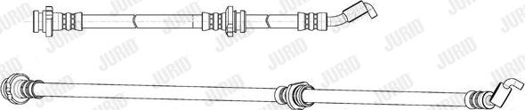 Jurid 173140J - Тормозной шланг avtokuzovplus.com.ua